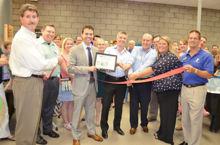 Main Street ribbon cutting